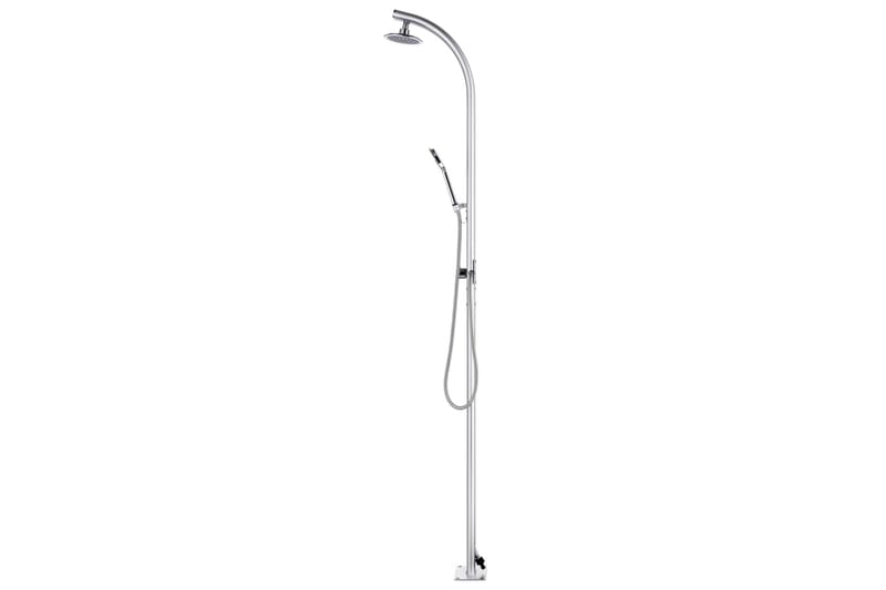 havebruser med brun bund 220 cm aluminium - Havebruser uden varme