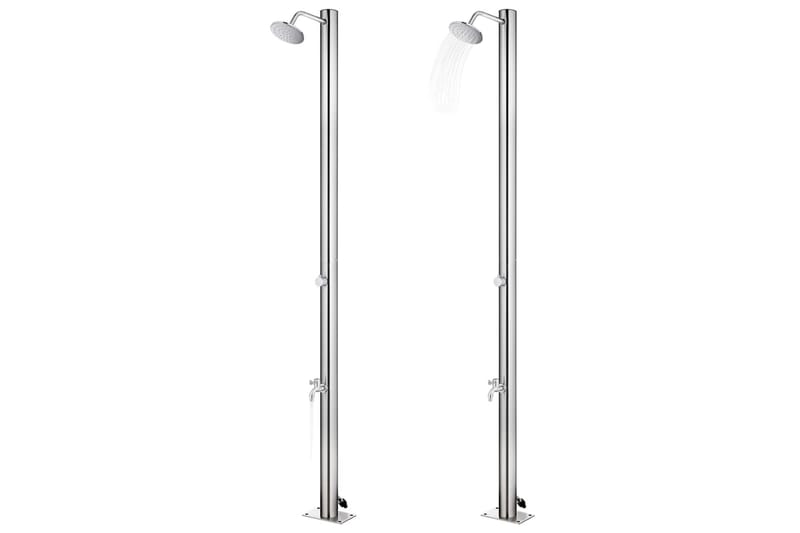 havebruser med brun bund 220 cm rustfrit stål - Have - Udendørsbad - Havebruser - Havebruser uden varme