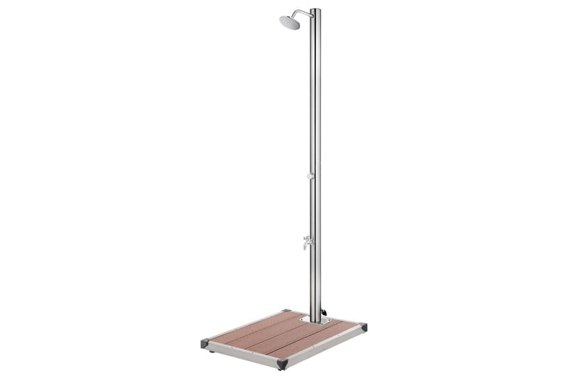havebruser med brun bund 220 cm rustfrit stål - Have - Udendørsbad - Havebruser - Havebruser uden varme