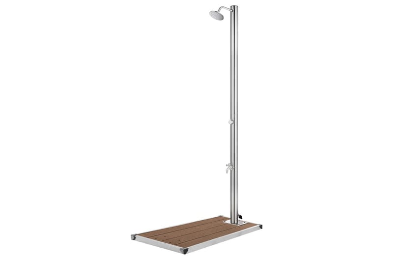 havebruser med brun bund 220 cm rustfrit stål - Have - Udendørsbad - Havebruser - Havebruser uden varme