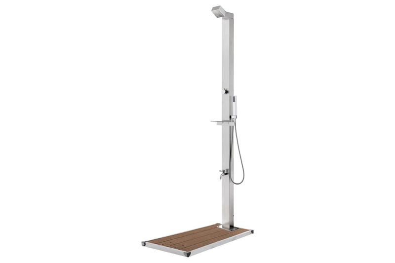 havebruser med brun bund 225 cm rustfrit stål - Have - Udendørsbad - Havebruser - Havebruser uden varme