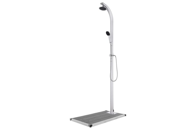 havebruser med grå bund 220 cm aluminium - Have - Udendørsbad - Havebruser - Havebruser uden varme