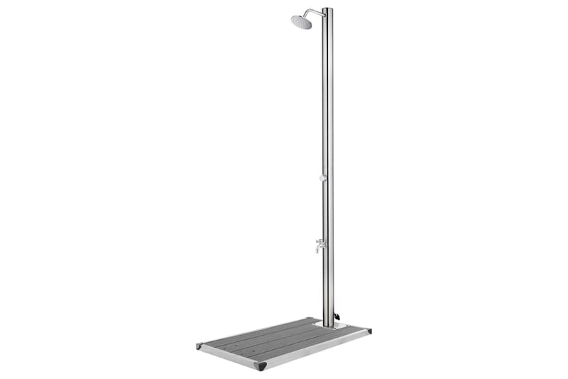 havebruser med grå bund 220 cm rustfrit stål - Have - Udendørsbad - Havebruser - Havebruser uden varme