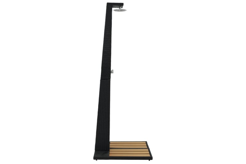 Havebruser Polyrattan Wpc - Sort - Have - Udendørsbad - Havebruser - Havebruser uden varme