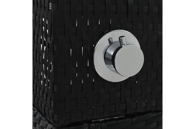 Havebruser Polyrattan Wpc - Sort - Have - Udendørsbad - Havebruser - Havebruser uden varme