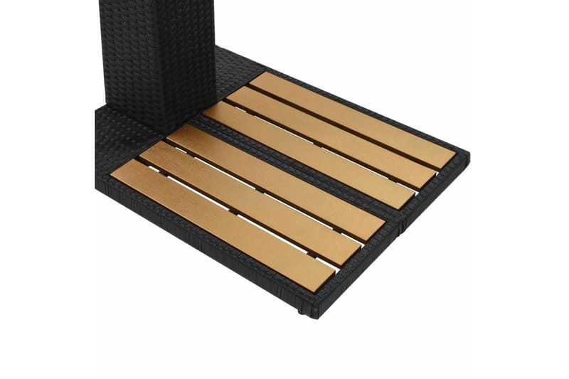Havebruser Polyrattan Wpc - Sort - Have - Udendørsbad - Havebruser - Havebruser uden varme