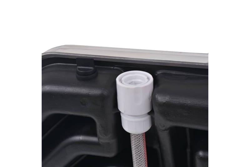 Soldrevet Bruser 20 L Aluminium Hdpe - Sort - Have - Udendørsbad - Havebruser - Solbruser