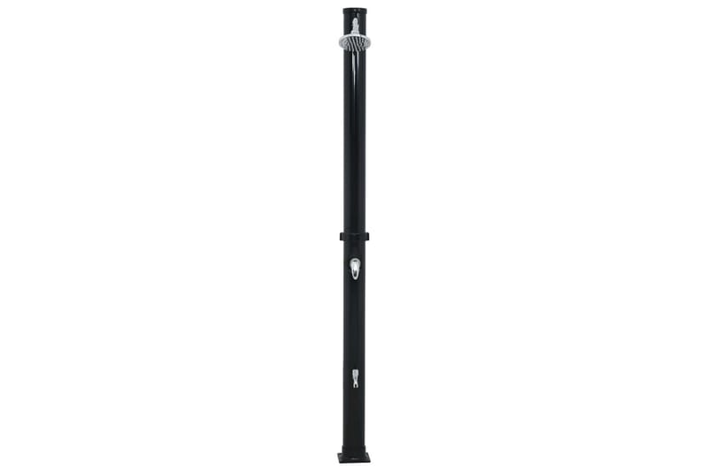 soldrevet bruser 220 cm 20 l sort - Sort - Have - Udendørsbad - Havebruser - Solbruser