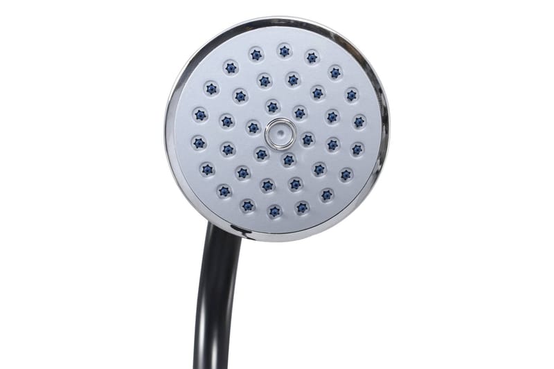 Solopvarmet Havebruser 215 cm 8 L Sort - Have - Udendørsbad - Havebruser - Solbruser