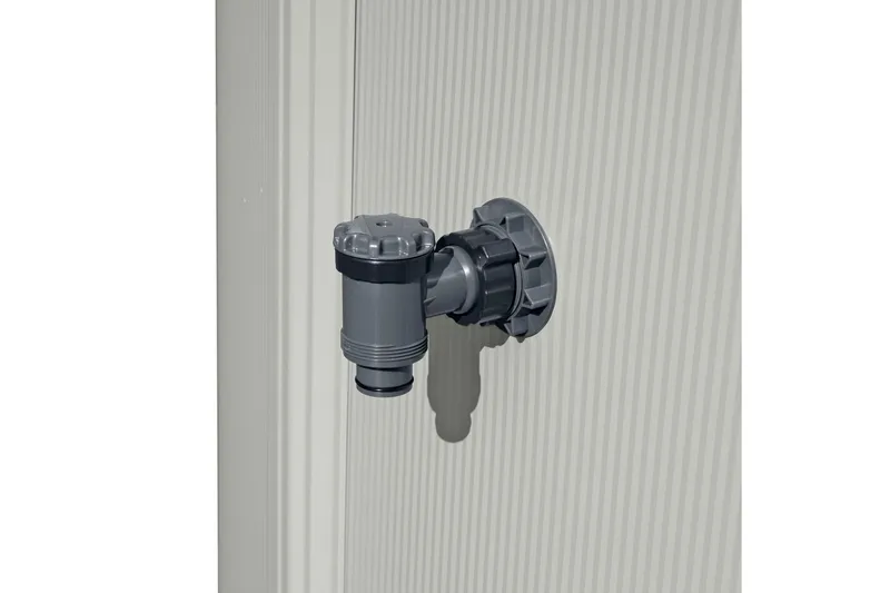 Bestway Hydrium Stålpool Rund 3,66 m - Grå - Have - Udendørsbad - Pool - Fritstående pool