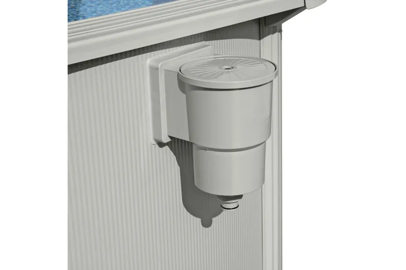 Bestway Hydrium Stålpool Rund 3,66 m - Grå - Have - Udendørsbad - Pool - Fritstående pool