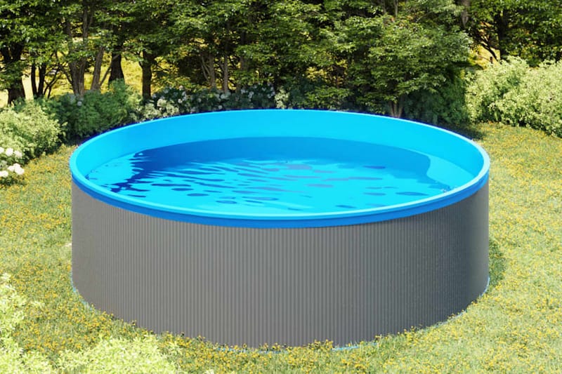 pool 350x90 cm grå - Børnepool & babybassin