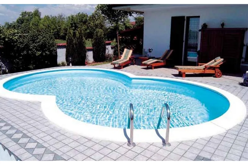 Overjordisk pool Planet Pool Planet Pool Stålvægspool Premium Otteform 6,25x3,6x1,5 m Indb Vit, undefined