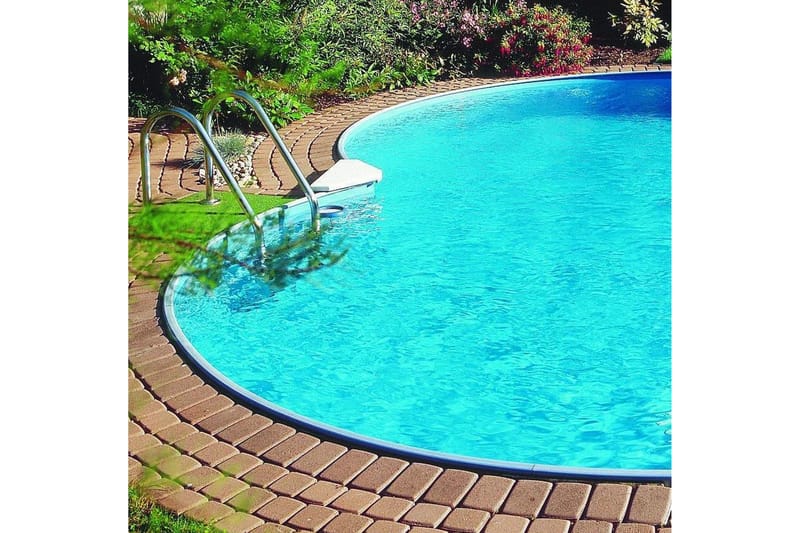 Overjordisk pool Planet Pool Planet Pool Stålvægspool Premium Otteform 6,25x3,6x1,5 m Indb Vit - Have - Udendørsbad - Pool - Fritstående pool