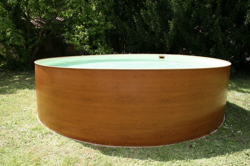 Poolset Avila Treimitat - Ø350x120 cm - Fritstående pool