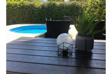 Stålvægspool Premium Rund 4,2x1,5m Indbygget L:Carrara 0. Hv - Planet Pool - Have - Udendørsbad - Pool - Fritstående pool