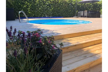 Stålvægspool Premium Rund 3,5x1,2m Indbygget L:Blå 0.6 Blå - Planet Pool - Have - Udendørsbad - Pool - Fritstående pool