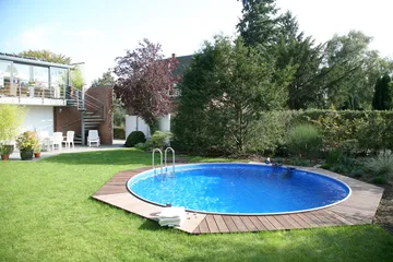 Stålvægspool Premium Rund 3,5x1,2m Indbygget L:Blå 0.6 Blå - Planet Pool - Have - Udendørsbad - Pool - Fritstående pool