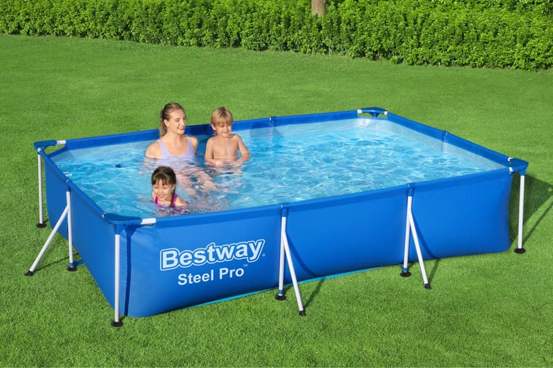 Steel Pro Fritstående pool 201x300 cm Blå/Hvid - Bestway - Fritstående pool