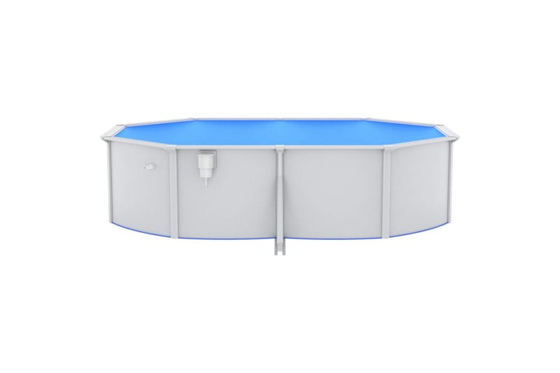 swimmingpool med sandfilterpumpe og stige 490x360x120 cm - Have - Udendørsbad - Pool - Fritstående pool