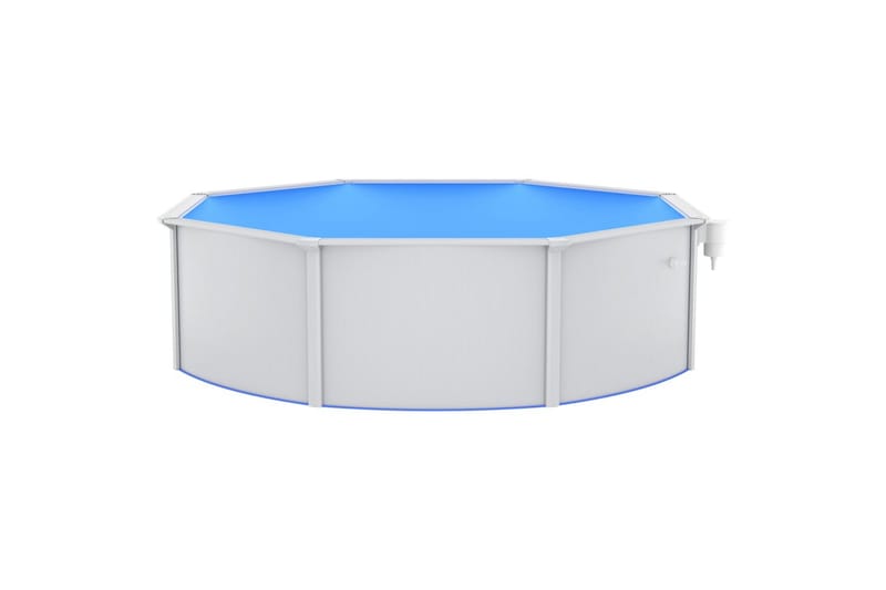 swimmingpool med stålvæg 460x120 cm hvid - Have - Udendørsbad - Pool - Fritstående pool