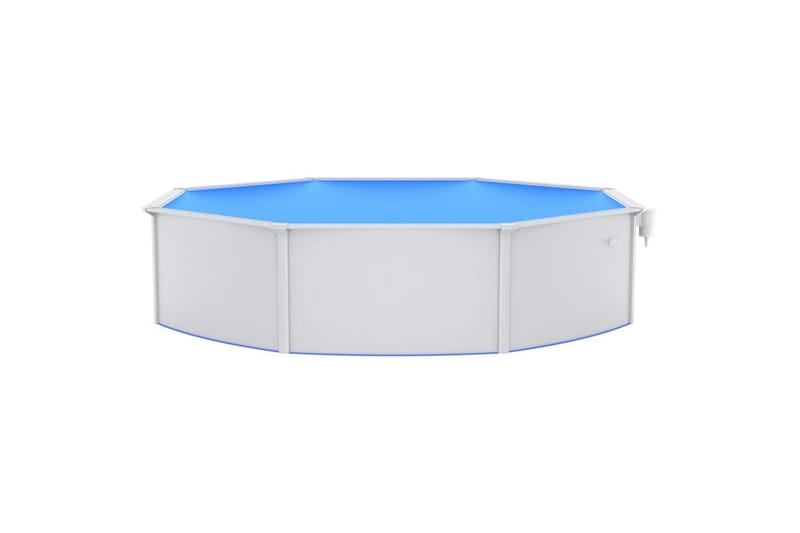 swimmingpool med stålvæg 550x120 cm hvid - Have - Udendørsbad - Pool - Fritstående pool