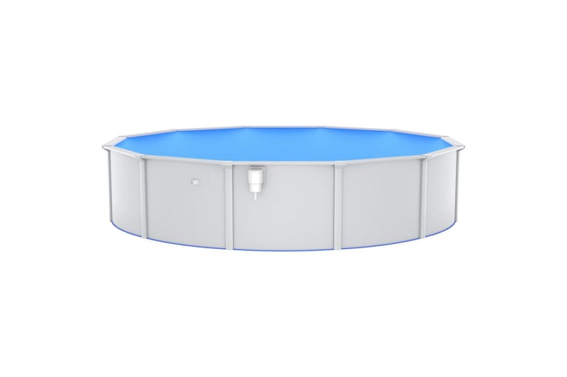 swimmingpool med poolstige 550x120 cm - Fritstående pool