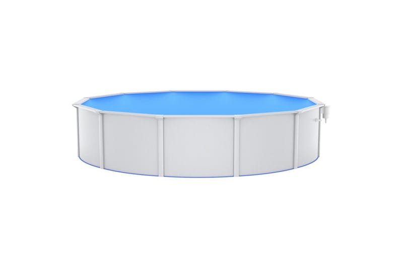 swimmingpool med poolstige 550x120 cm - Fritstående pool