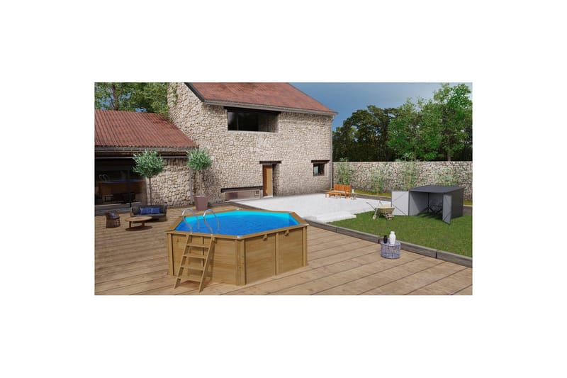 Pool Træ Zodiac Rund Vanille 2 - Have - Udendørsbad - Pool - Fritstående pool