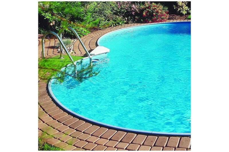Stålvægspool Planet Pool Premium Otteformet 5,25 x 3,2 m, Blå - 5,25 x 3,2 m, Blå - Have - Udendørsbad - Pool - Fritstående pool
