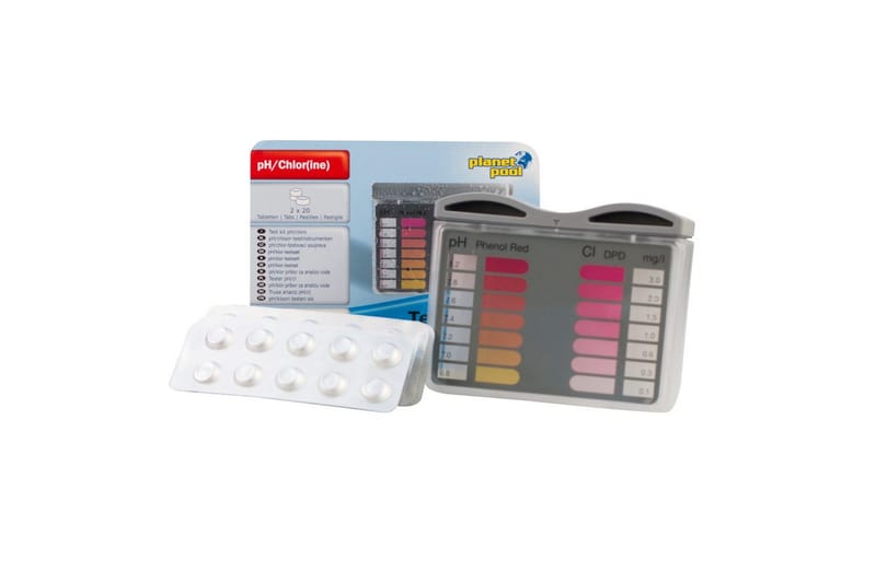 Øvrige havemøbler Planet Pool Måleinstrument Planet Pool Mini Pool Tester (pH/Klor) inkl. 40 tabletter, undefined
