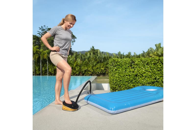 Bestway Air Step Pro - Fodpumpe 28x22 cm Gul - Bestway - Have - Udendørsbad - Poolrengøring - Cirkulationspumpe & pool pumpe