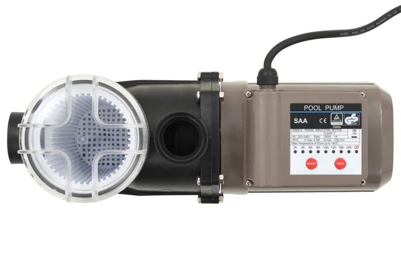 Poolpumpe Med Timer 0,25 Hk 8000 L/T. Sort - Sort - Have - Udendørsbad - Poolrengøring - Cirkulationspumpe & pool pumpe