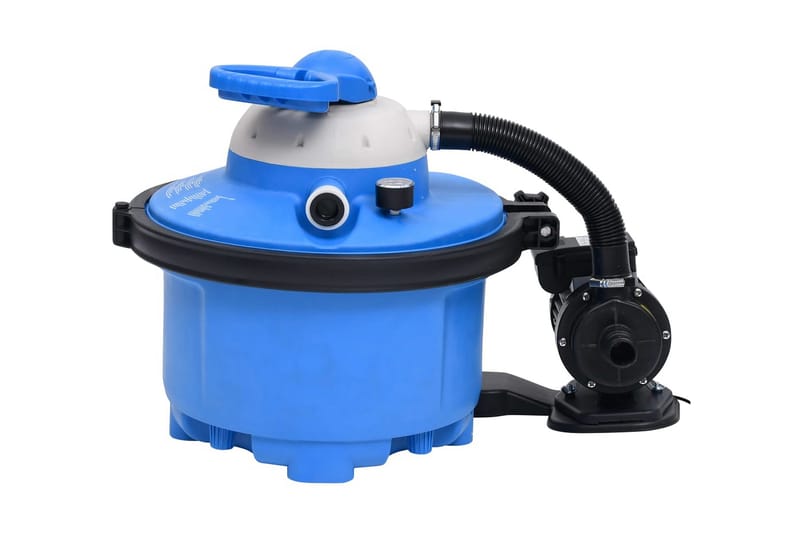 sandfilterpumpe 385x620x432 mm 200 W 25 l blå og sort - Cirkulationspumpe & pool pumpe