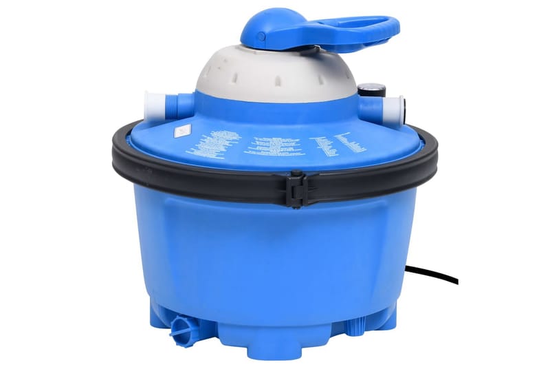 sandfilterpumpe 385x620x432 mm 200 W 25 l blå og sort - Have - Udendørsbad - Poolrengøring - Cirkulationspumpe & pool pumpe