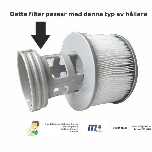Filter MSpa 2-pak uden bajonet - Have - Udendørsbad - Poolrengøring - Spafilter