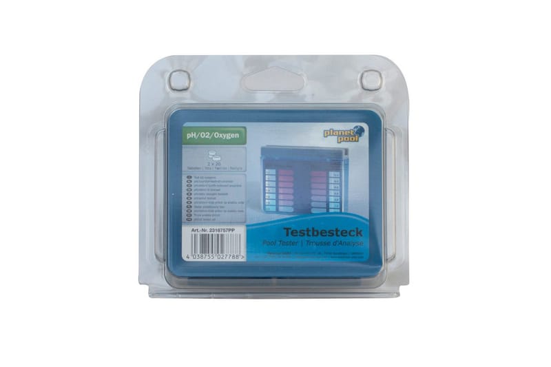 Måleinstrument Planet Pool Mini Pool Tester (pH/Aktivt Ilt) inkl. 40 tabletter - Have - Udendørsbad - Poolrengøring - Pool kemi og klortabletter