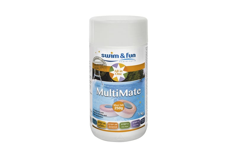 Swim & Fun Multimate Combi Tablet 250gr - Have - Udendørsbad - Poolrengøring - Pool kemi og klortabletter