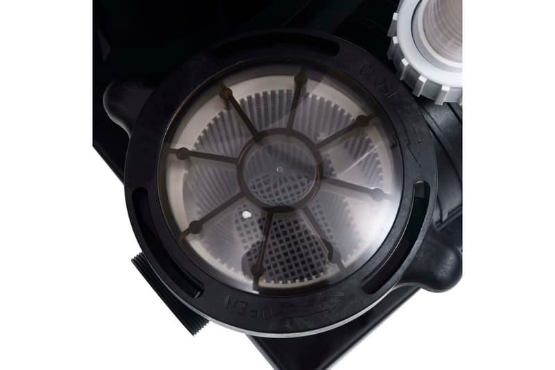 sandfilter med 7-vejs ventil & 1000 W pumpe blå og sort - Have - Udendørsbad - Poolrengøring - Sandfilter