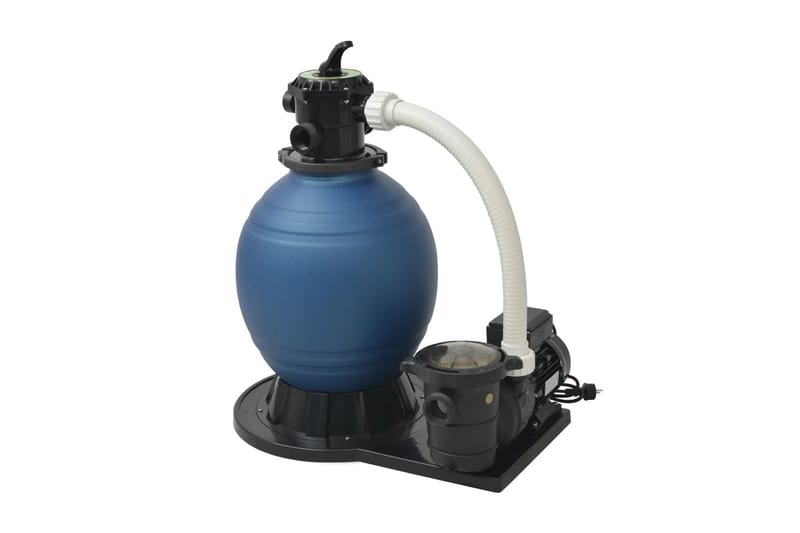 Sandfilterpumpe 1.000 W 16.800 L/T Xl - Blå - Have - Udendørsbad - Poolrengøring - Sandfilter