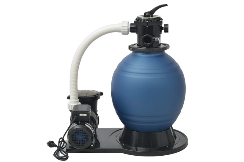 Sandfilterpumpe 1.000 W 16.800 L/T Xl - Blå - Have - Udendørsbad - Poolrengøring - Sandfilter