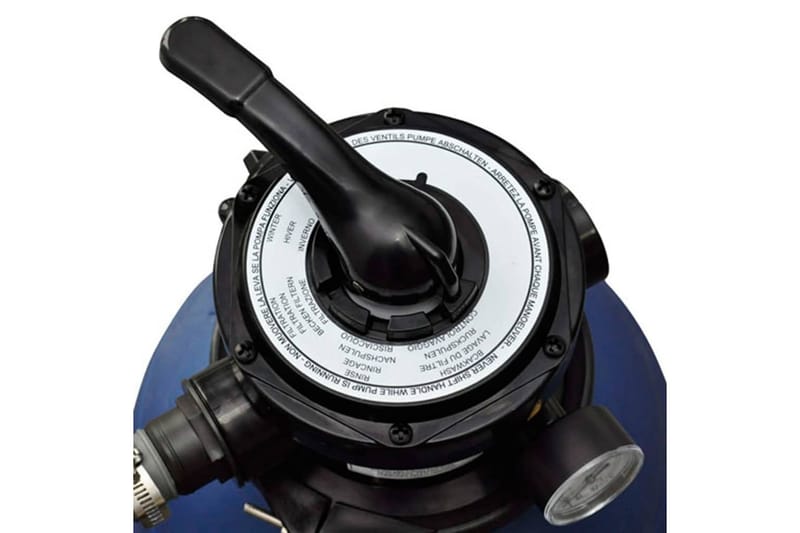 Sandfilterpumpe 2 Stk. 400 W 11000 L/T - Blå - Have - Udendørsbad - Poolrengøring - Sandfilter
