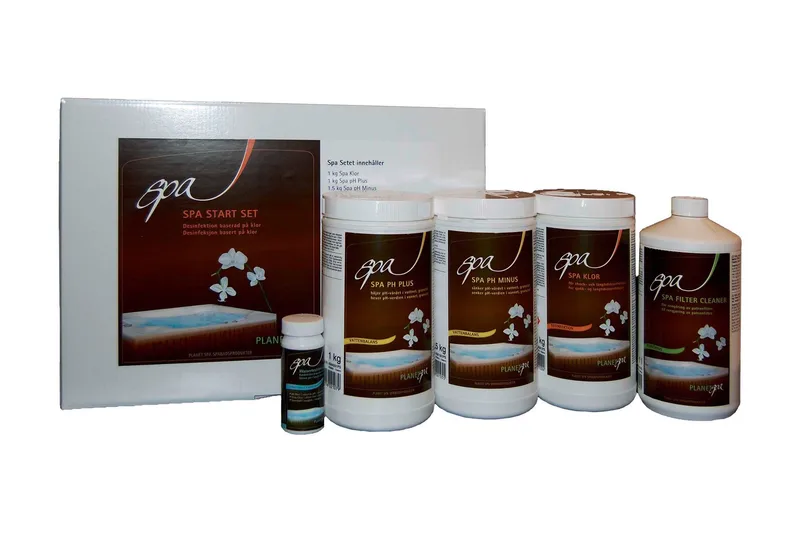 Spa Startsæt (Desinfektion), Klorbaseret rens