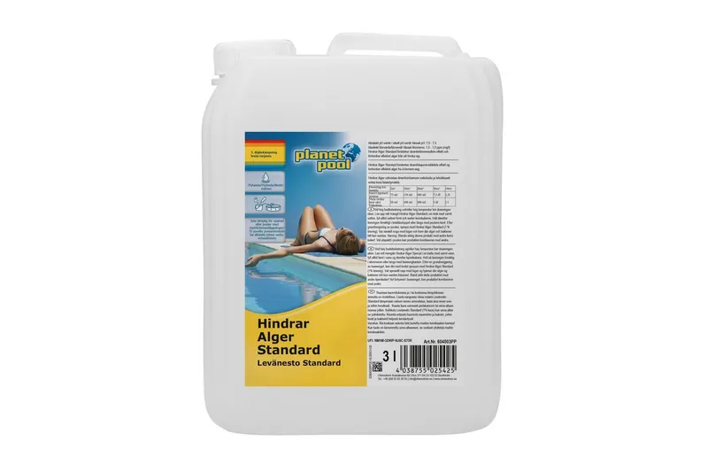 Vandpleje Planet Pool Forhindrer Alger Standard 3 L, 3 L