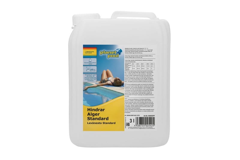 Vandpleje Planet Pool Forhindrer Alger Standard 3 L, 3 L