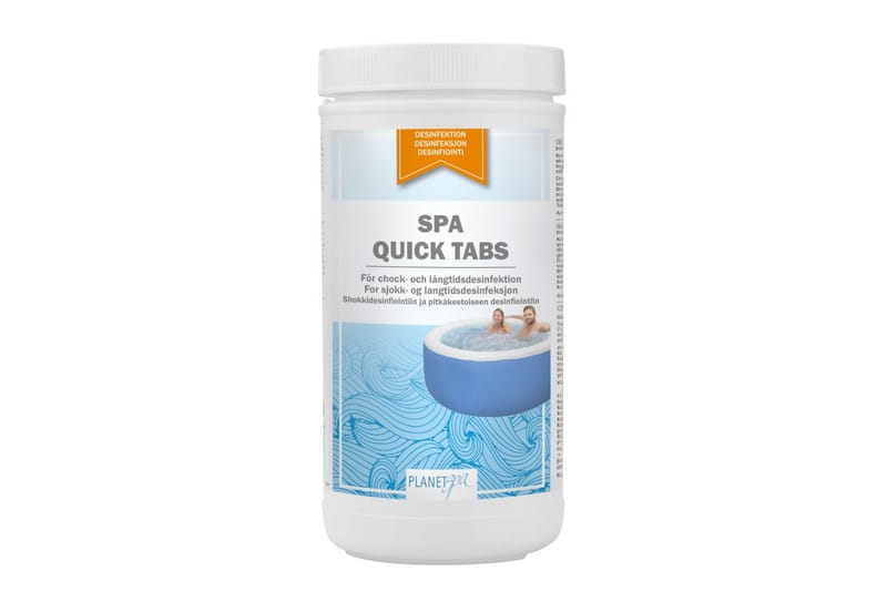 Vandpleje Planet Spa Quick Tabs 1 kg (20g) - Have - Udendørsbad - Poolrengøring - Spakemi & klortabletter