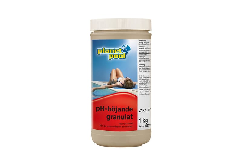 Vandpleje Planet Pool Øger pH Granulat 1 kg - 1 kg - Have - Udendørsbad - Poolrengøring - Pool kemi og klortabletter