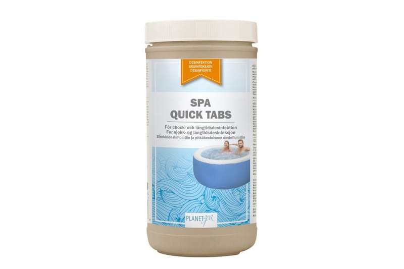 Vandpleje Planet Spa Quick Tabs 1 kg (20g) - Have - Udendørsbad - Poolrengøring - Spakemi & klortabletter