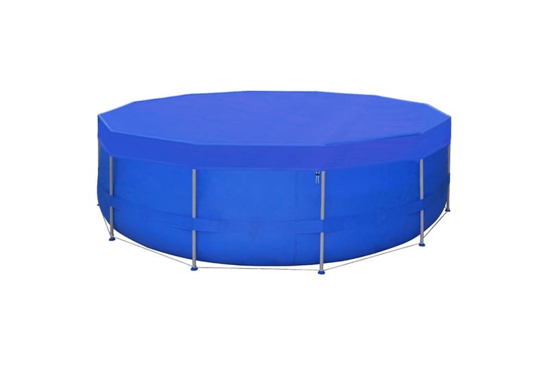 poolovertræk 2 stk. 540 cm 90 g/m² PE rundt - Blå - Have - Udendørsbad - Pooltilbehør - Øvrigt pooltilbehør