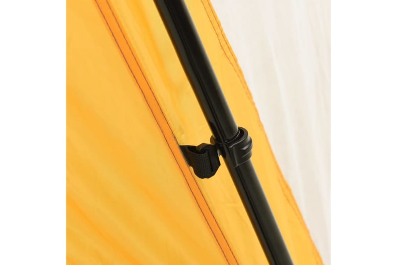 pooltelt 500x433x250 cm stof gul - Øvrigt pooltilbehør - Poolovertræk & poolcover